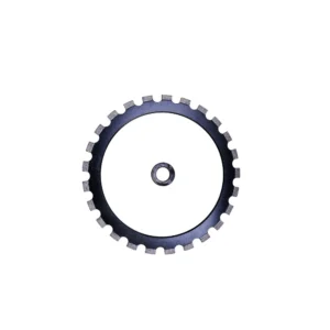 17" petrol concrete cutting ring saw blade with roller