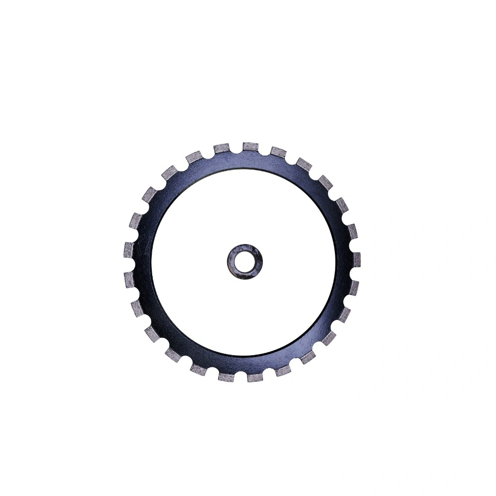 17" petrol concrete cutting ring saw blade with roller