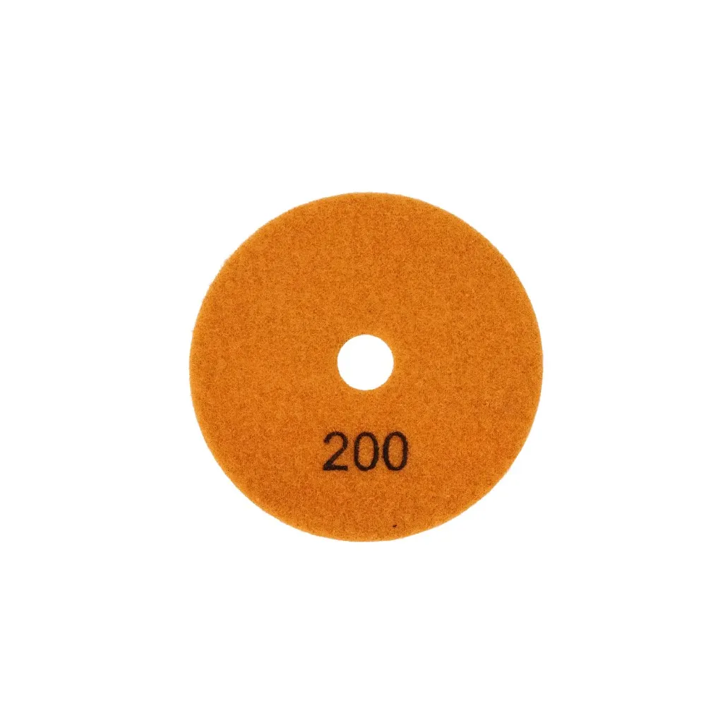 4" polish pads grit 200