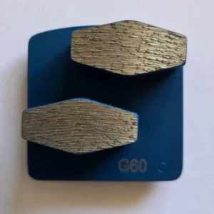 Zig Zag Grinding Shoe Double Segment Fastcut G60 Hard Bond